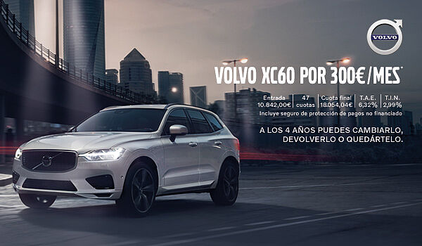 Consigue un Volvo XC60 con la mejor cuota