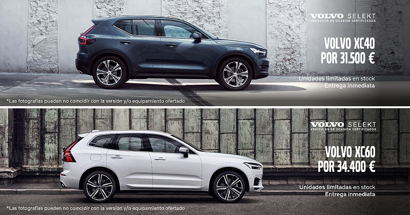 XC40 y XC60 en stock desde 31.500 €