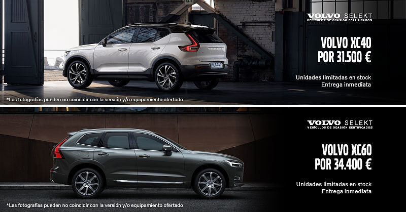XC40 y XC60 en stock desde 31.500 €